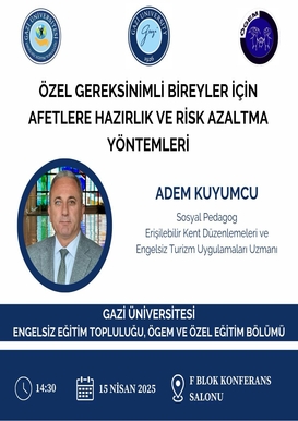 Özel Gereksinimli Bireyler için Afetlere Hazırlık ve Risk Azaltma Yöntemleri