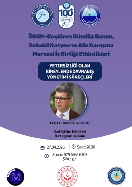 Yetersizliği Olan Bireylerde Davranış Yönetimi Süreçleri