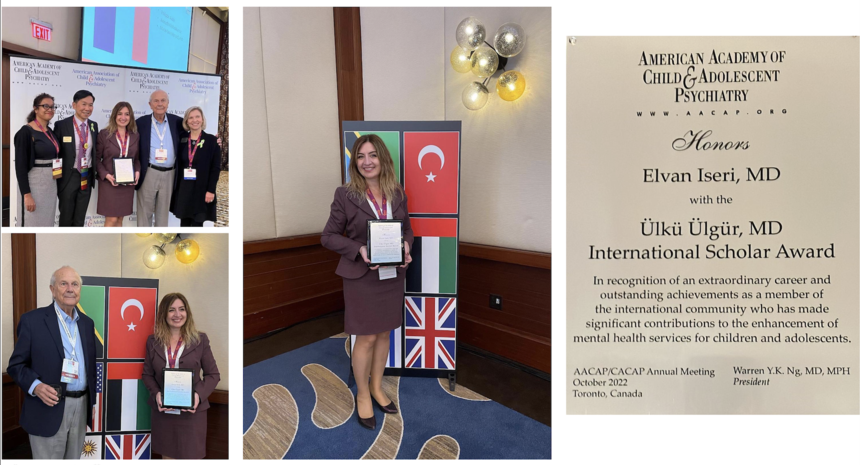 Award to our research member Prof. Dr. Elvan İŞERİ