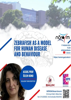 17 Nisan Tarihli Seminer - Zebrafish As a Model For Human Disease and Behaviour