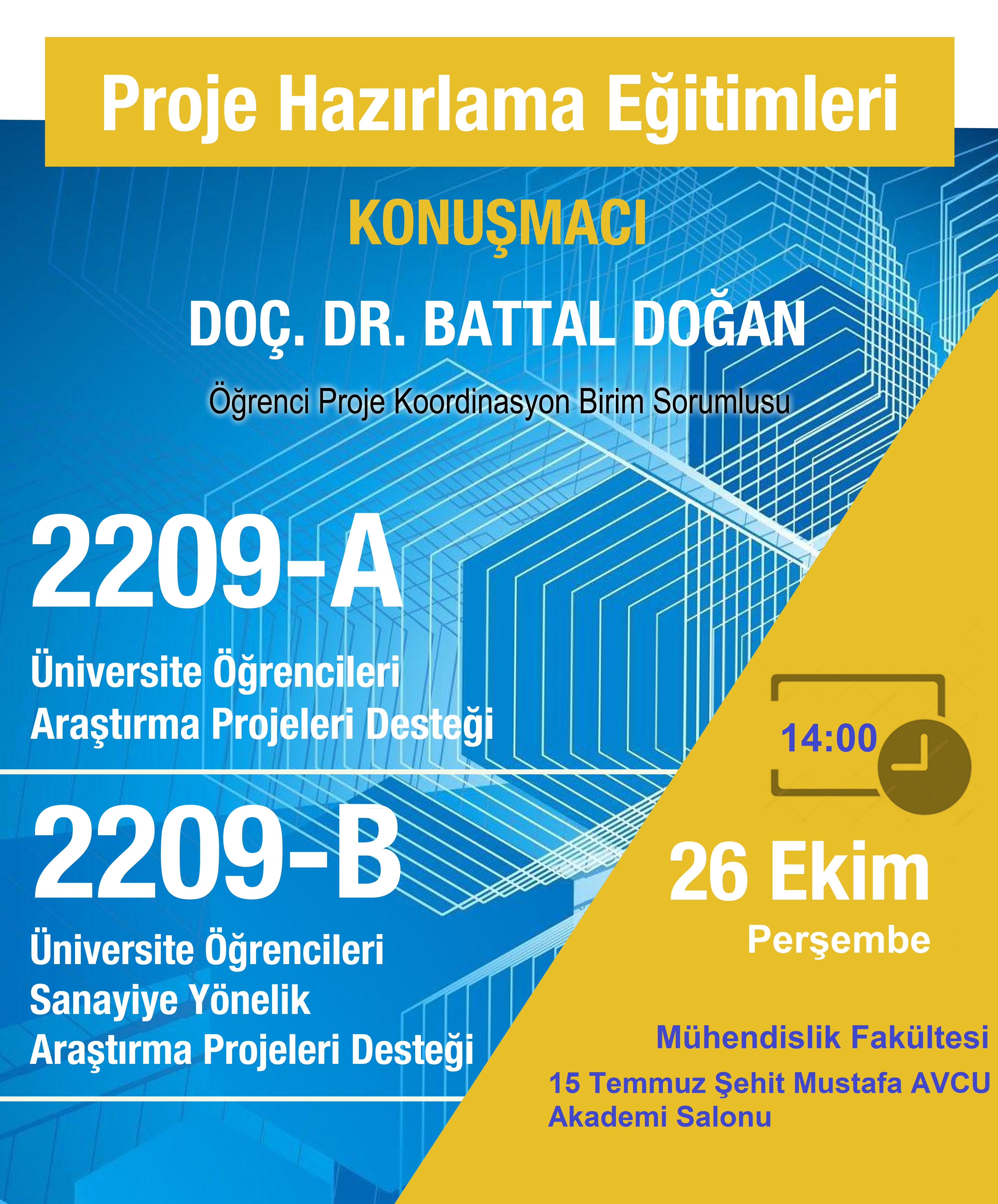 TÜBİTAK Lisans Öğrencileri Destekleme Programları Proje Hazırlama Eğitimleri-1