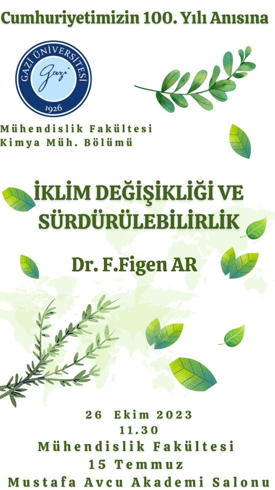 İklim Değişikliği ve Sürdürülebilirlik Semineri-1