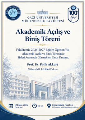 2026- 2027 Eğitim Öğretim Yılı Akademik Açılış ve Biniş Giyme Töreni