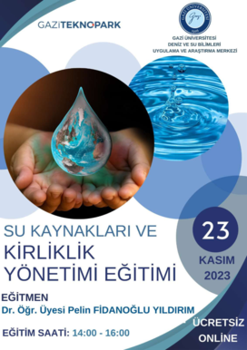 Webinar: "Su Kaynakları ve Kirlilik Yönetimi Eğitimi"