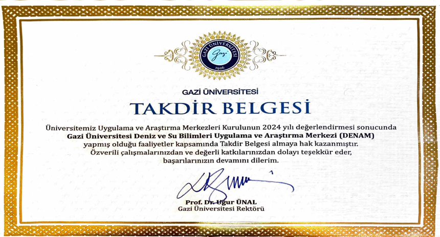 Takdir Belgesi
