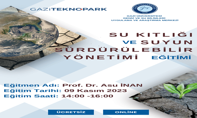 Webinar: "Su Kıtlığı Yönetimi Eğitimi” gerçekleşmiştir
