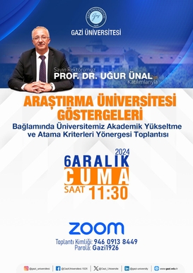 Araştırma Üniversitesi Göstergeleri