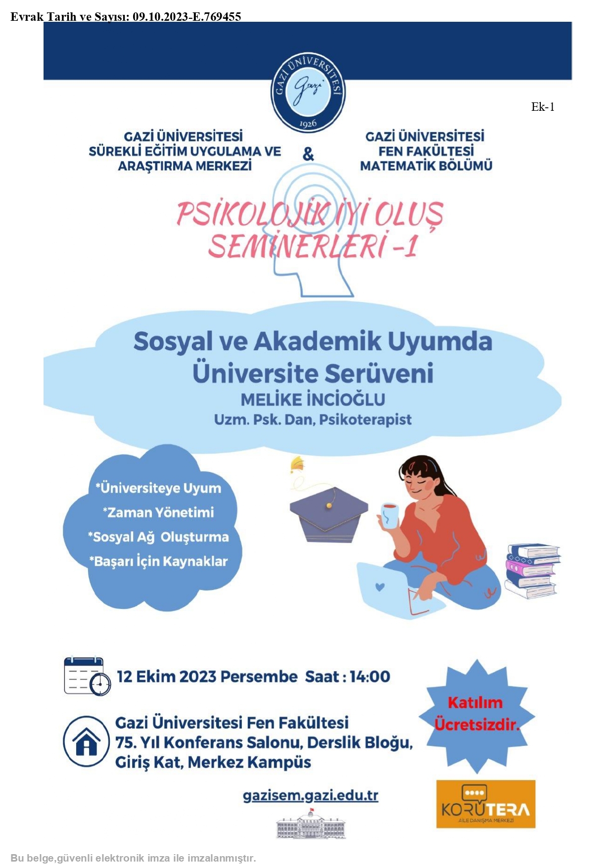 Sosyal ve Akademik Uyumda Üniversite Serüveni-1