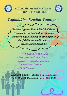 Topluluklar Kendini Tanıtıyor