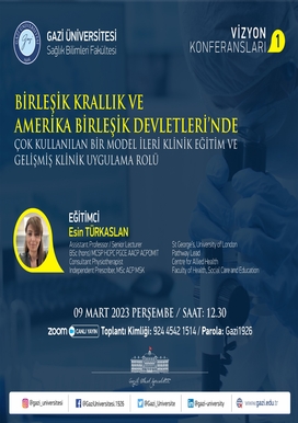 Sağlık Bilimleri Fakültesi Vizyon 1 Konferansı