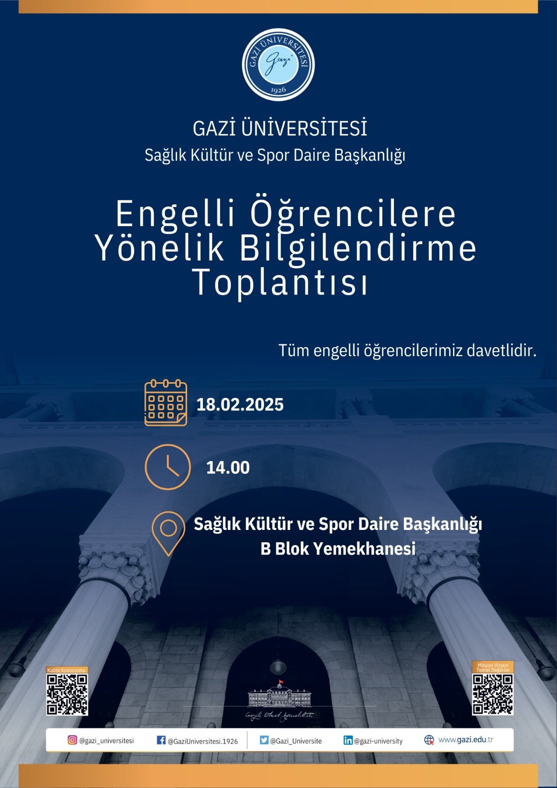 Engelli Öğrencilere Yönelik Bilgilendirme Toplantısı-1