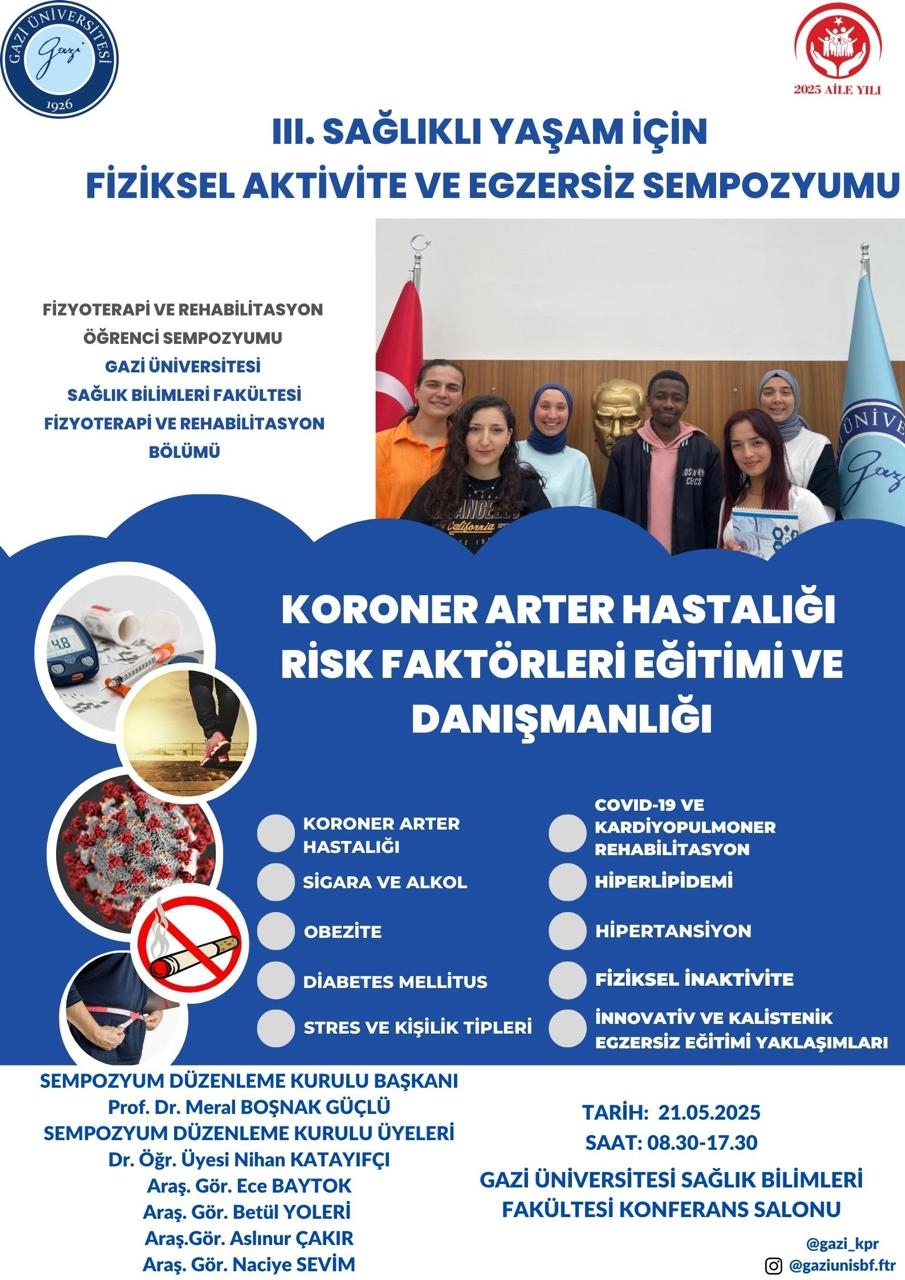 III. Sağlıklı Yaşam  İçin Fiziksel Aktivite ve Egzersiz Sempozyumu-1