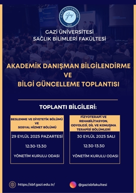 Akademik Danışman Bilgilendirme Toplantısı