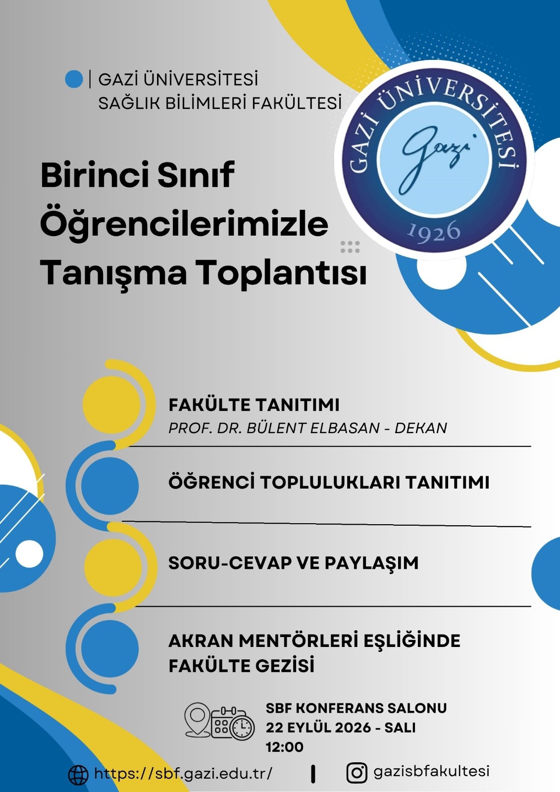 Birinci Sınıf Öğrencilerimizle Tanışma Toplantısı-1