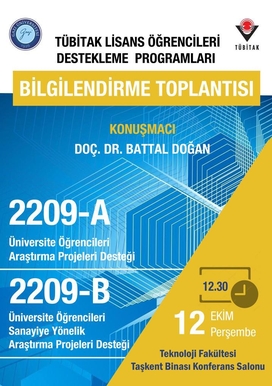 Tübitak Öğrenci Araştırma Projeleri Bilgilendirme Toplantısı