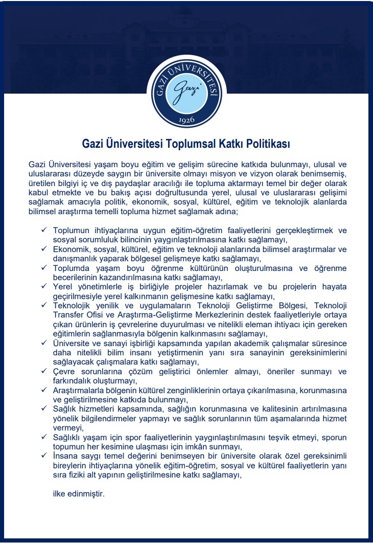 GU Toplumsal Katkı Politikası-2022-1