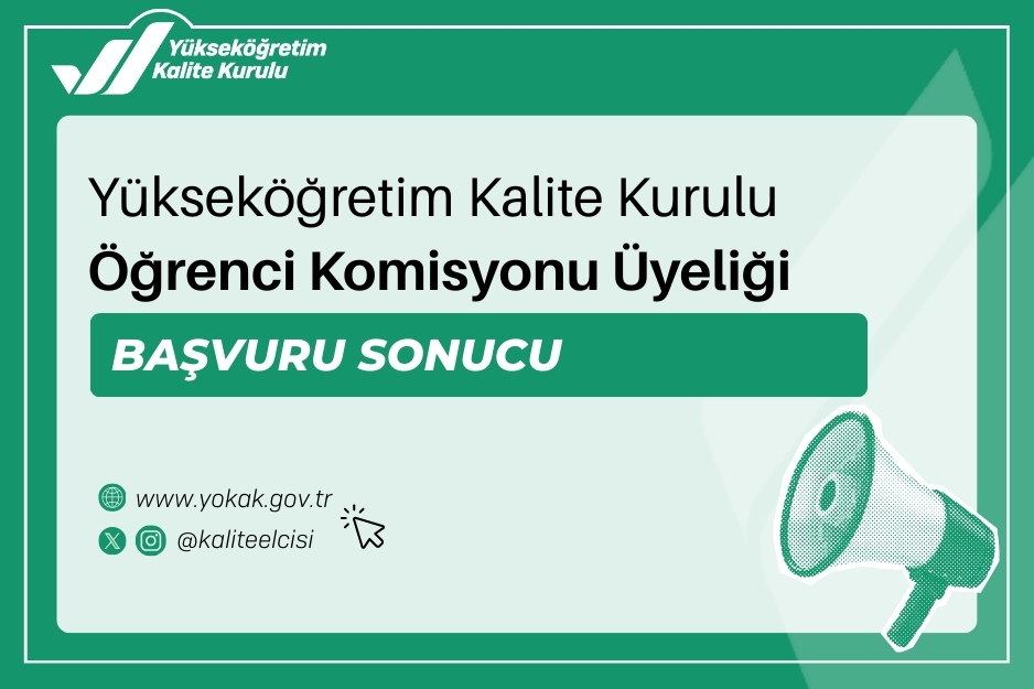 Kalite Komisyonu Öğrenci Temsilcimiz YÖKAK Öğrenci Komisyonuna Seçildi-1