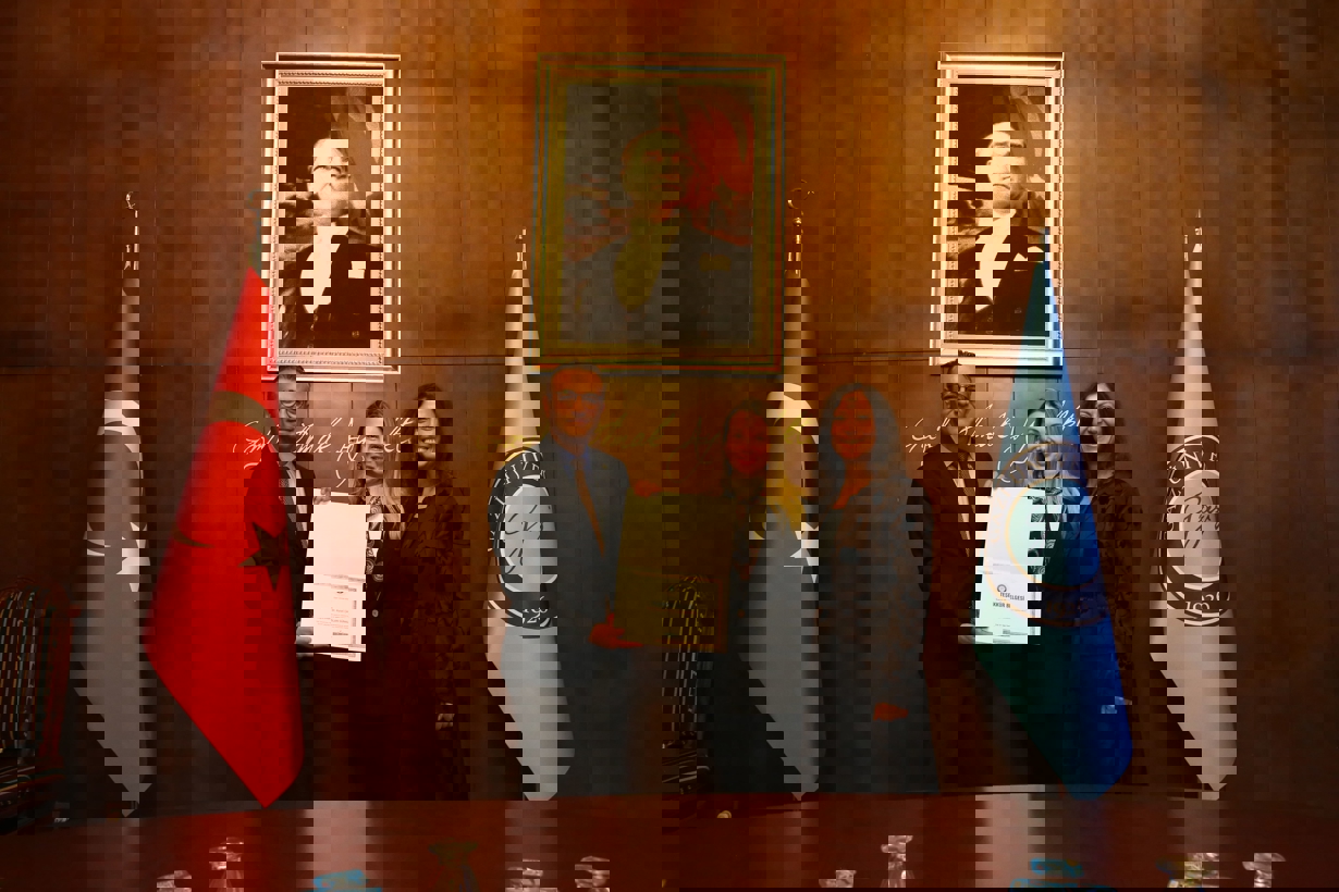 Teşekkür belgesi takdimi 1-4