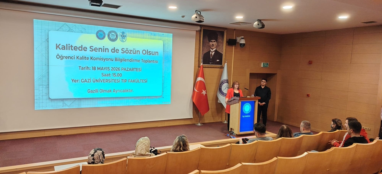 Öğrenci Kalite Komisyonu Bilgilendirme Toplantısı tıp-1
