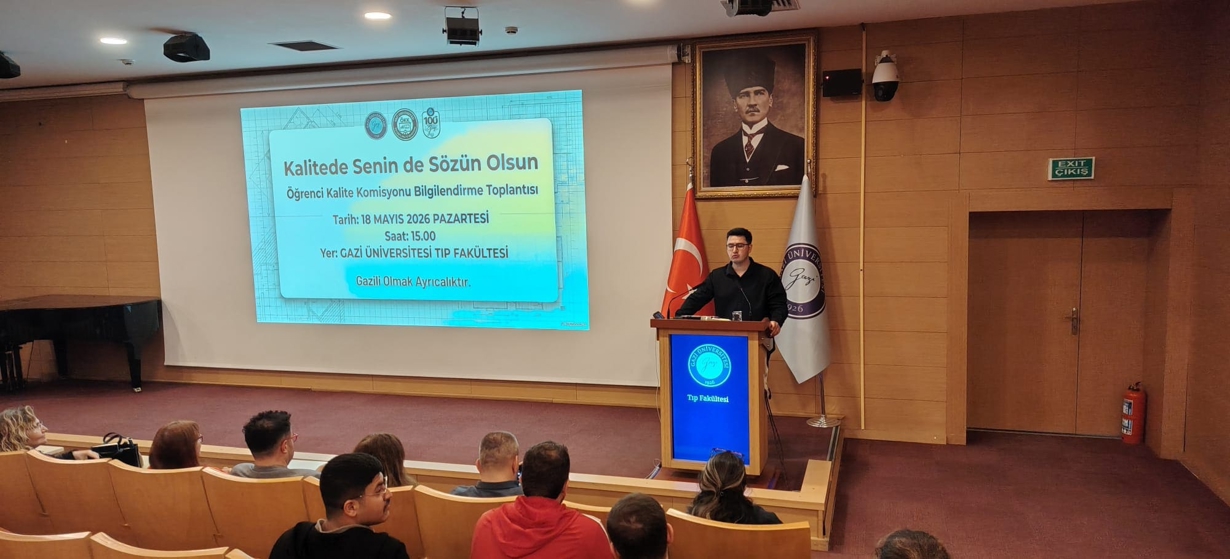 Öğrenci Kalite Komisyonu Bilgilendirme Toplantısı tıp-2