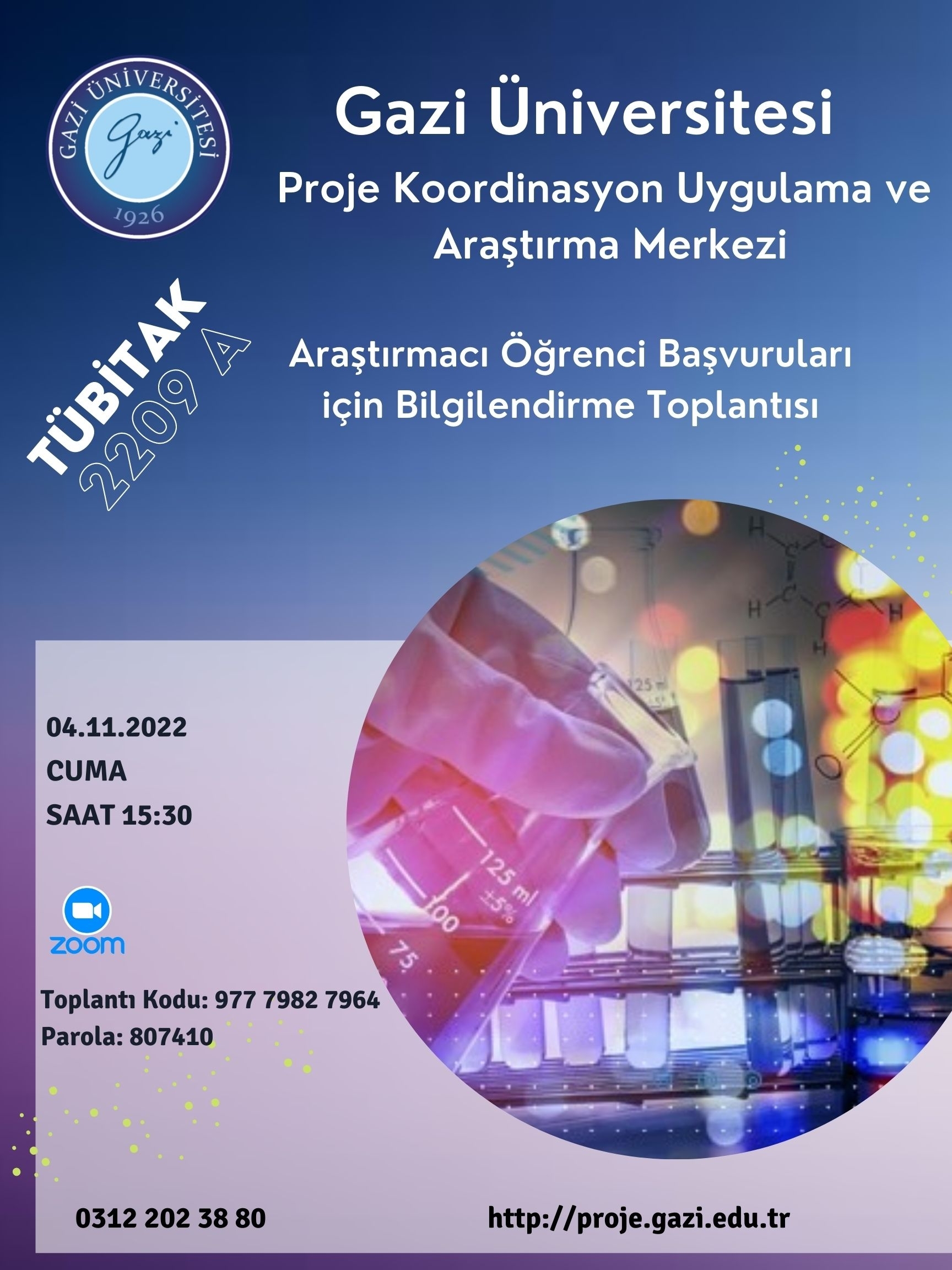 TÜBİTAK 2209A Projeleri Araştırmacı Öğrenci Başvuruları için Bilgilendirme Toplantısı-1