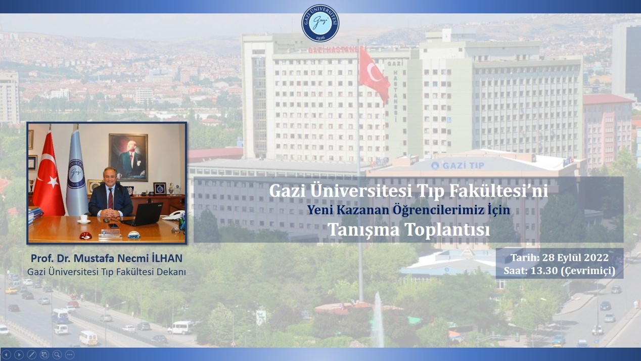 Gazi Üniversitesi Oryantasyon Dekan Konuşması-1