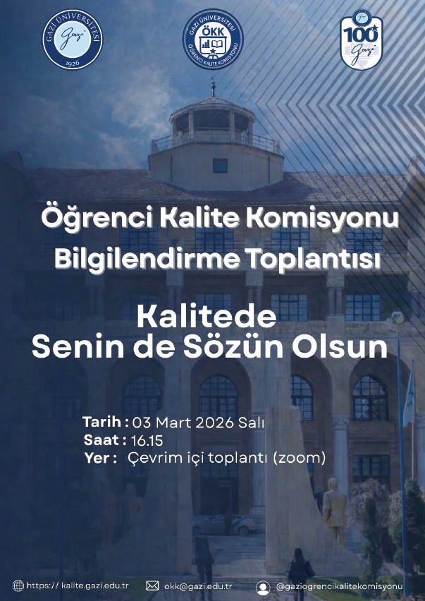 Öğrenci Kalite Komisyonu Bilgilendirme Toplantısı-1