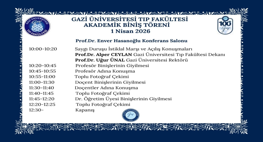 Akademik Biniş Töreni Hakkında.