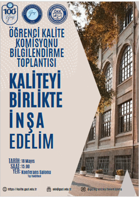 Kaliteyi Birlikte İnşa Edelim