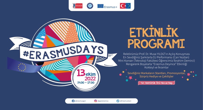 ErasmusDays Etkinlik Programı