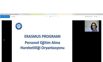 2020 Projesi Erasmus Personel Hareketliliği Oryantasyonu Yapıldı