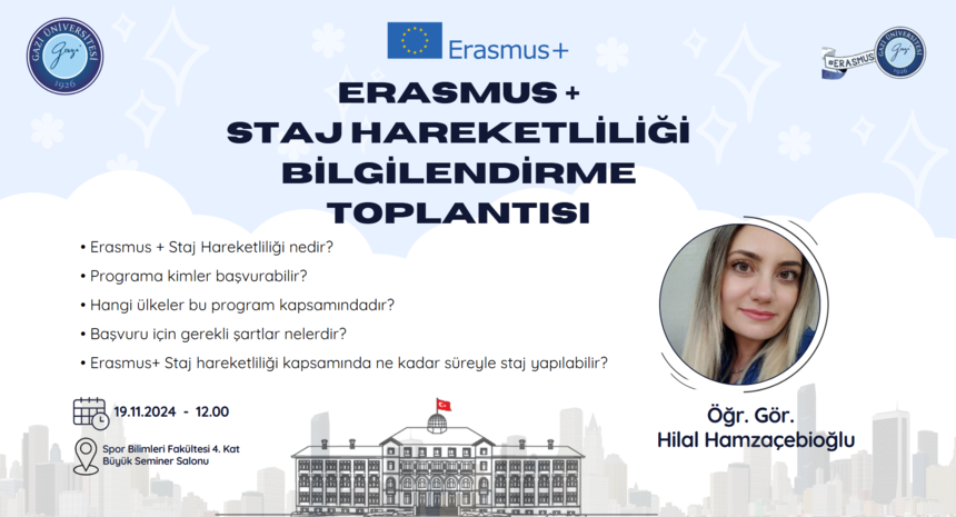 Spor Bilimleri Fakültesi Erasmus+ Staj Hareketliliği Bilgilendirme Toplantısı