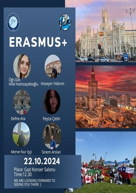 Yabancı Dil ve Kültür Öğrenci Topluluğununu Düzenlemiş olduğu Erasmus+ Bilgilendirme Toplantısı ve Deneyim Paylaşımı