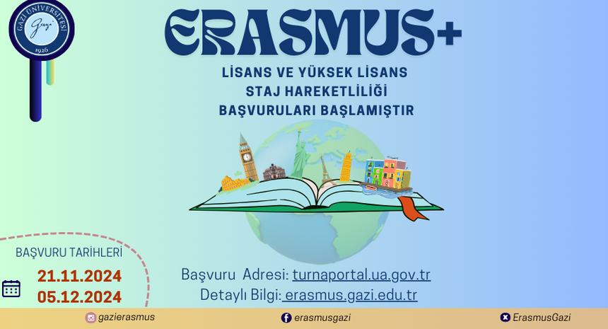 Lisans / Yüksek Lisans Erasmus Staj Hareketliliği