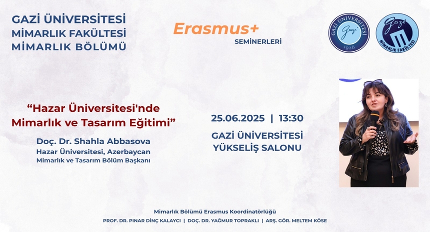 Shahla Abbosova Mimarlık seminer