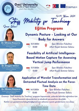 Erasmus+ Staff Teaching Mobility at the Faculty of Sport Sciences