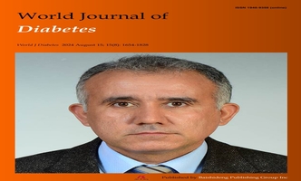 World Journal of Diabetes Dergisi Ağustos Sayısının Kapak Sayfasında Merkez Müdürümüz Prof. Dr. Mustafa ARSLAN'a yer vermiştir.