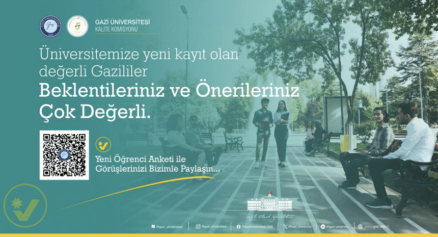 2025 Yılı Yeni Öğrenci Anketi  Duyurusu