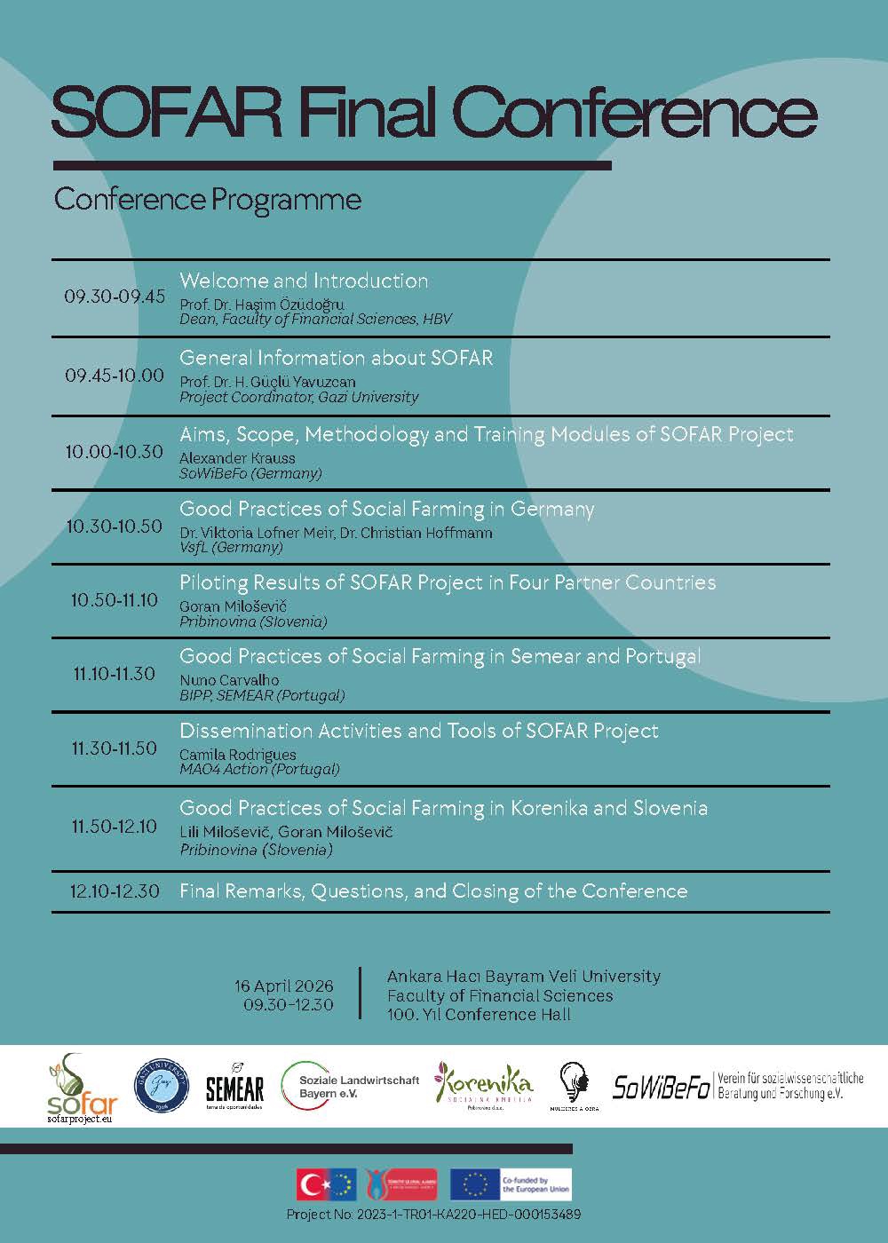  SOFAR Projesi Kapanış Konferansı-1