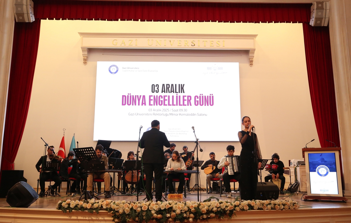 Üniversitemizde https://webupload.gazi.edu.tr/upload/1/2025/12/3/f6418cfe-bc4f-482b-9e05-9304bd53df5e-1x9a9627.JPG3 Aralık Dünya Engelliler Günü Etkinliği Gerçekleştirildi-1