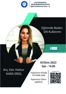 Eğitim Konferansları Serisi-16 : Eğitimde Beden Dili Kullanımı