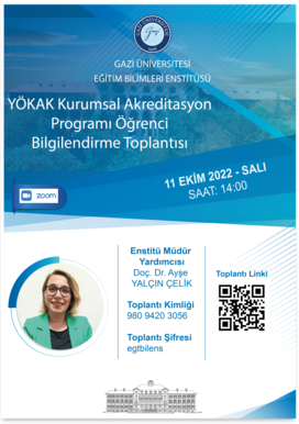 YÖKAK Kurumsal Akreditasyon Programı Öğrenci Bilgilendirme Toplantısı