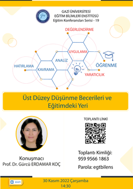 Eğitim Konferansları Serisi-19: Üst Düzey Düşünme Becerileri ve Eğitimdeki Yeri