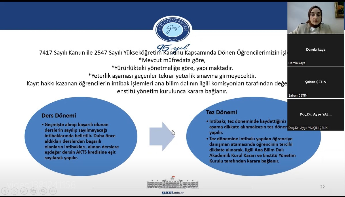 2022-2023 Eğitim-Öğretim Yılı Güz Yarıyılında Yeni Kayıt Yaptıran Öğrencilerimize Yönelik “Oryantasyon ve Öğrencilerle Tanışma Toplantısı” Düzenlendi-1