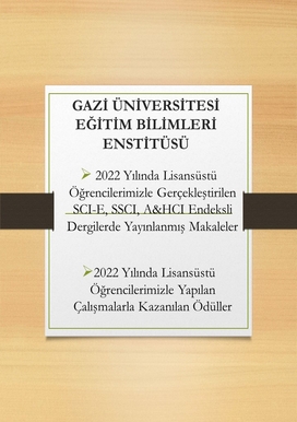 Eğitim Bilimleri Enstitüsü 2022 Yılı Makaleler ve Ödüller Listesi