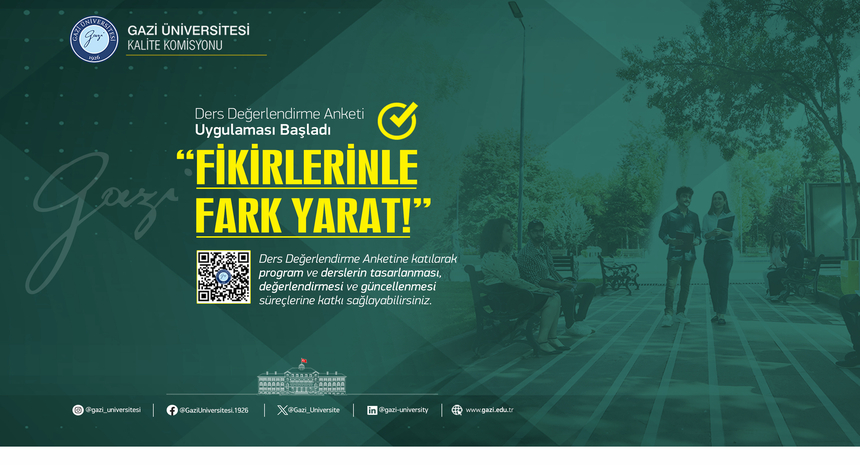 Ders Değerlendirme Anketi Fikrinle Fark Yarat Alt Sayfa