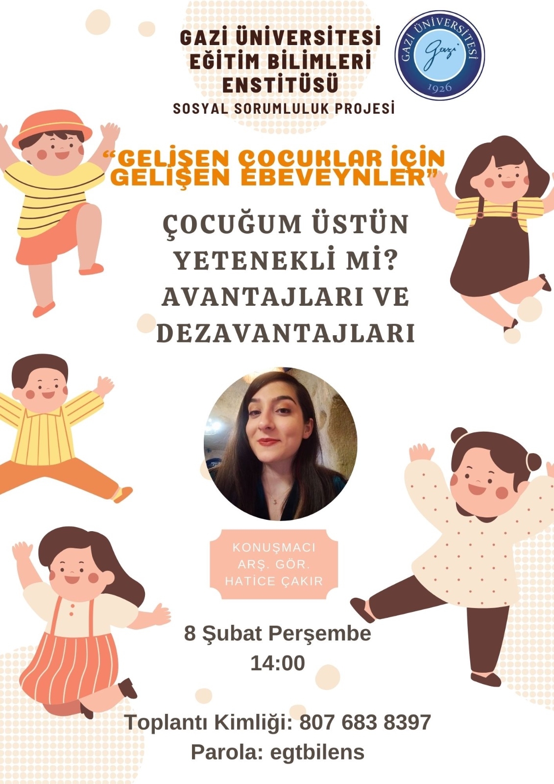 Sosyal Sorumluluk Projemizin 3.Eğitimi: Çocuğum Üstün Yetenekli mi? Avantajları ve Dezavantajları-1