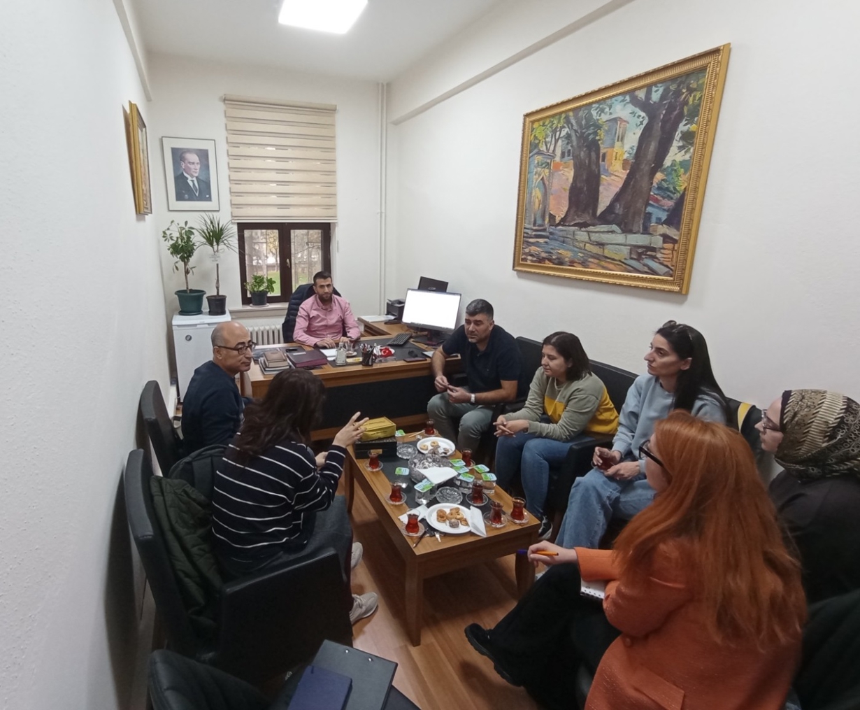 Enstitümüzde Proje Çalışma Grupları Düzenli Toplantılarına Devam Ediyor-1