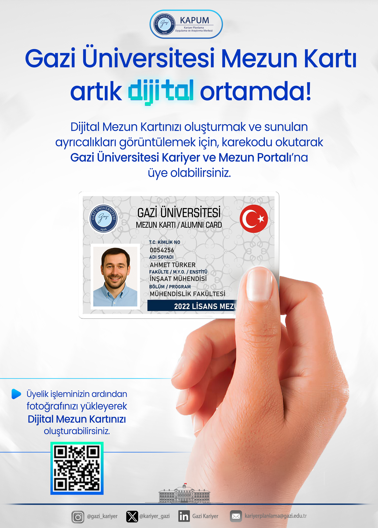 Mezun Kart Uygulamasının Dijital Ortamda Sunulması Hk.-1