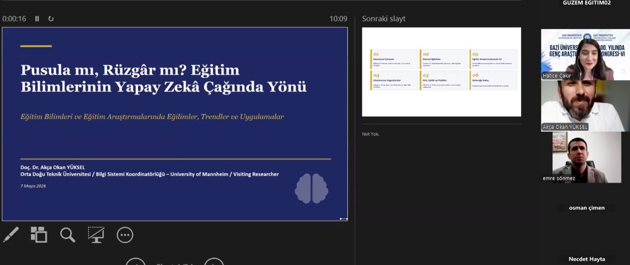 Genç Araştırmacılar Kongresi VI-1